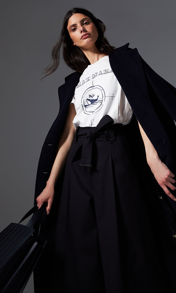 Tshirt Whale Max Mara Brand